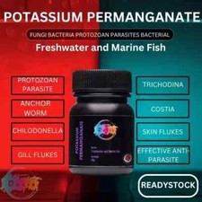 50g permanganato di potassio per pesci infezioni esterne e migliorare la qualità dell'acqua