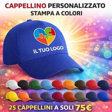 25 CAPPELLINI PERSONALIZZATI