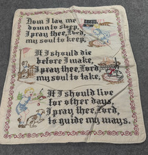 Federa vintage punto croce