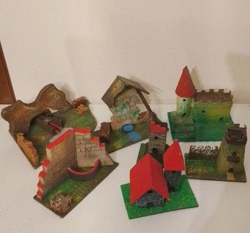 Lotto casette per presepe - lotto,