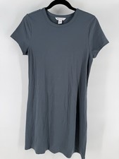 Abito verde maglietta a