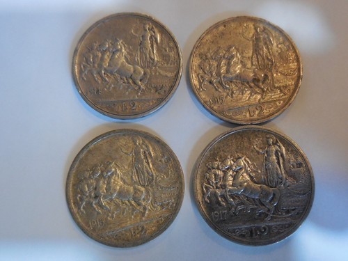 Serie completa lire - 2, 1914