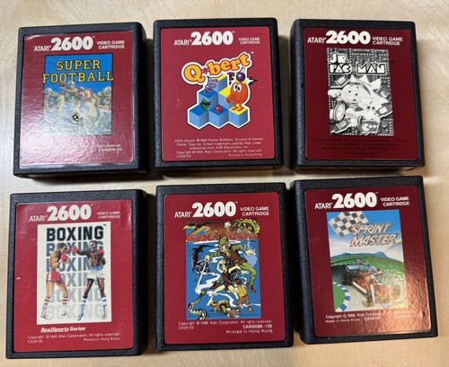 Lot atari 2600 red label - 6,