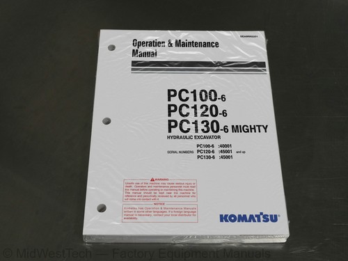 Komatsu pc100 pc120 - komatsu, pc100-6,