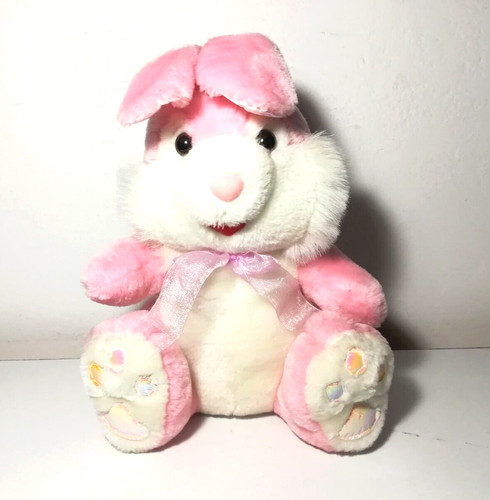 Pupazzo coniglio rosa - pupazzo,