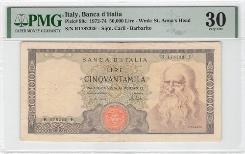 Italia 50000 lire 1972 - italia,