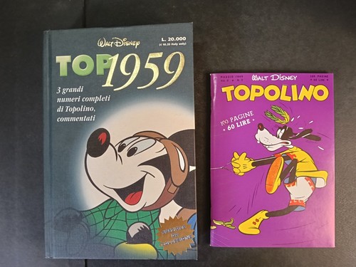 Topolino top 1959 cartonato - topolino,