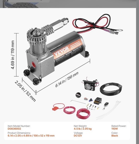 Vevor air shock controller - vevor,