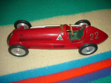 ALFA ROMEO ALFETTA 158 GIOCATTOLO IN ALLUMINIO CAMPIONATO DEL MONDO 1950