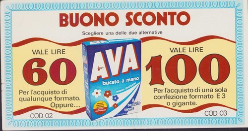 1977 detersivo ava - detersivo,