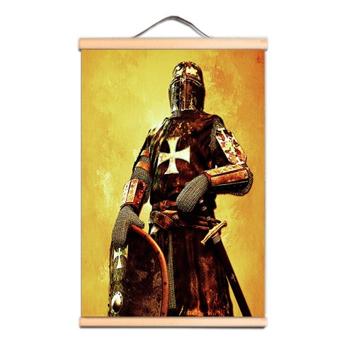 Dipinto rotolo cavalieri - dipinto,