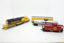 MEHANO HO Locomotive Diesel 5707 Wagon Citerne Texaco Frigorifine ATSF SANTA FE