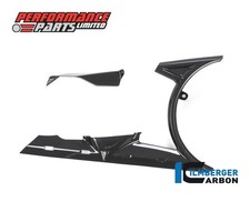 Kit 18 copri cinghia trasmissione fibra di carbonio lucidi Ilmberger Ducati Diavel 2018