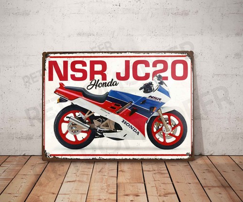 Plaque métal vintage - , honda