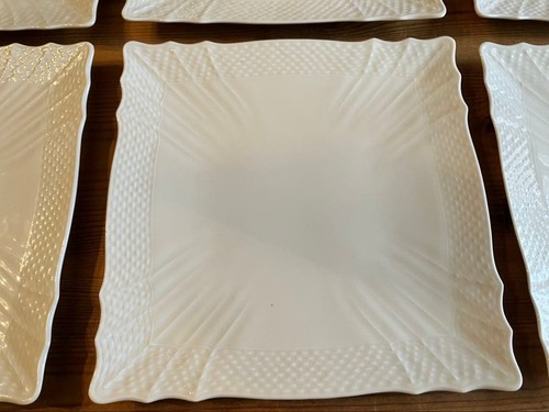 Set piatti quadrati bianchi - set,