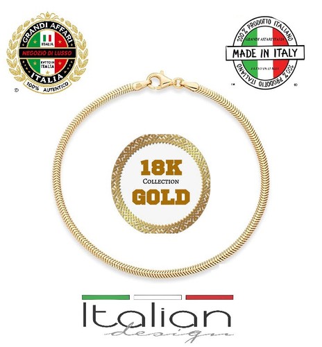 Bracciale italiano 18k spina - 18k,