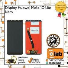 SCHERMO LCD DISPLAY + TOUCH SCREEN PER HUAWEI MATE 10 LITE NERO RNE-L21 L01 L23