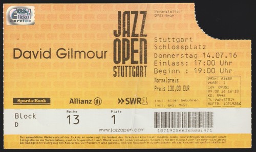 Rare ticket konzertkarte - rare,
