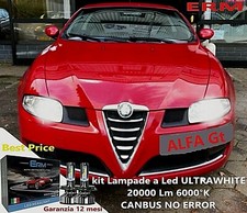 KIT LAMPADE LED ALFA GT (937) Top Quality H7 20000 LM CANBUS ERROR FREE