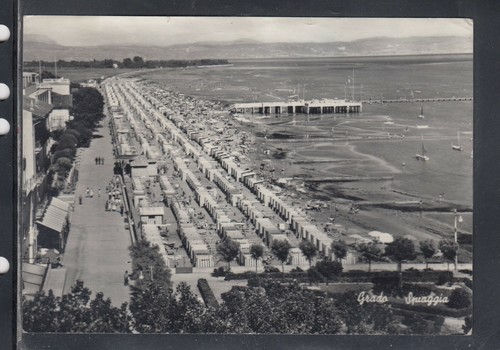 Cartolina grado spiaggia fa171 - cartolina,