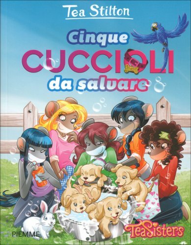 Libro cinque cuccioli - cinque,