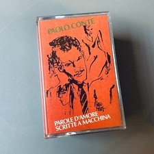 Paolo Conte ‎– Parole D'Amore Scritte A Macchina / cassetta mc