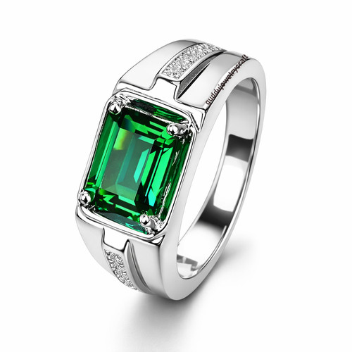 Anello uomo pietra preziosa