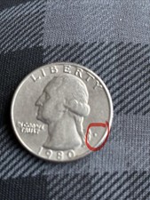 Moneta argento quarto di