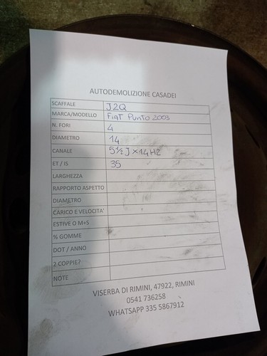 Cerchi in ferro fiat - 2,