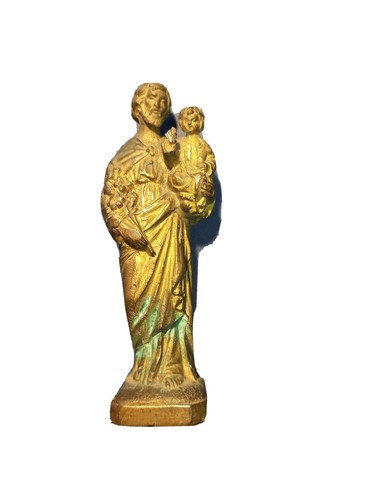 Statuetta antica sant antonio - statuetta, sant'antonio