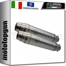scarico omologato acciaio gpr deeptone cafe racer per moto guzzi v 50 1978 78