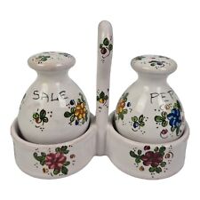 CERAMICA D'ARTE BAFFONI GUBBIO MAIOLICA PORTA SALE PEPE SOPRAMMOBILE Vintage