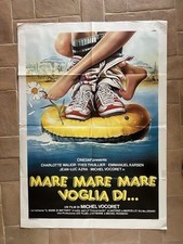 manifesto 2F MARE MARE MARE VOGLIA DI michel vocoret spaiggia ombrellone