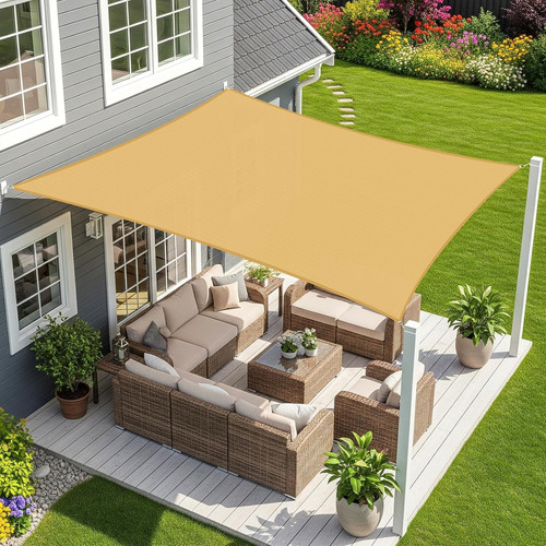 5x5m sabbia tenda vela - sabbia, a