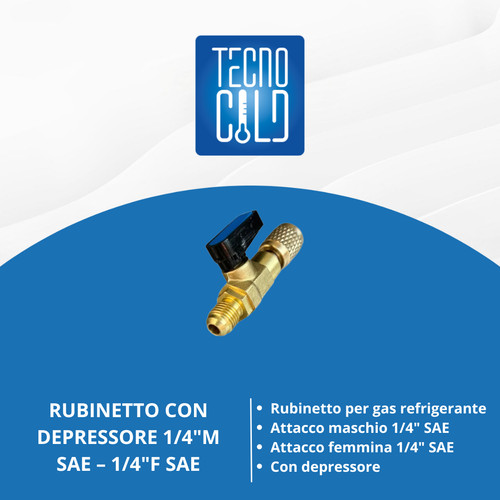Rubinetto per gas refrigerante - rubinetto,