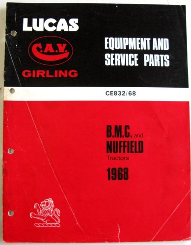 Trattori lucas bmc nuffield - lucas, bmc/nuffield