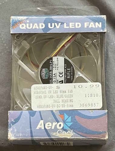 Aerocool quad led 80mm - quad, uv