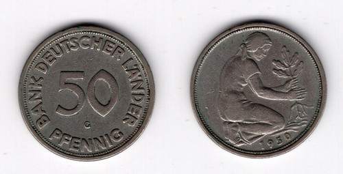 Brd pfennig 1950 banca - 1950,