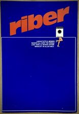 RIBER- Brochure originale pubblicitaria - ' 60 -