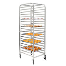 20-Tier Baking Rack with 4 Wheels for Easy Mobility and Storage