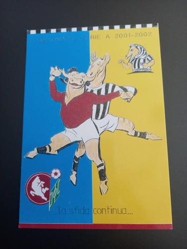 Torino toro calcio cartolina - calcio,