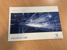 MANUALE MANUALE ORIGINALE PEUGEOT 108 2018 2019 GUIDA BASE PROPRIETARI