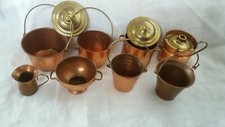 Set da cucina per bambola in metallo anni '40/50