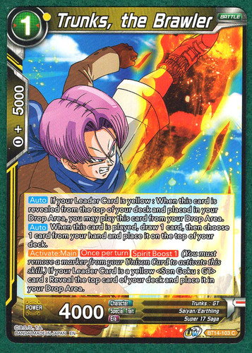 Trunks the brawler cross - the,