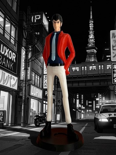 Action figure lupin iii fanart - action,