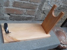 Reggi o porta prosciutto in legno , base 16x40 cm