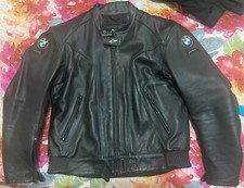 Giubbotto Moto pelle Spyke BMW con protezioni gomiti e spalle TG. 54