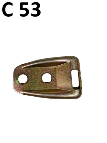 Piastrina gancio cofano - gancio,