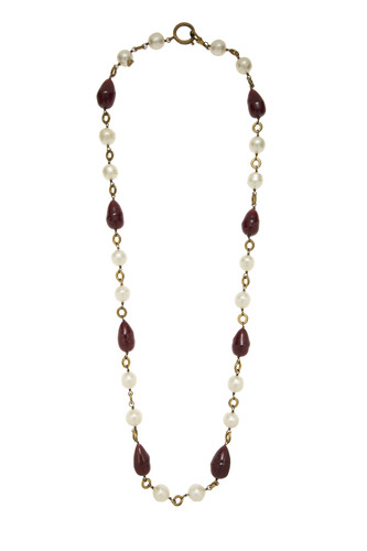 Collana gripoix perle - perle, finte