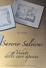 Cartella di Stampe - Vedute delle cave di Carrara del pittore Saverio Salvioni